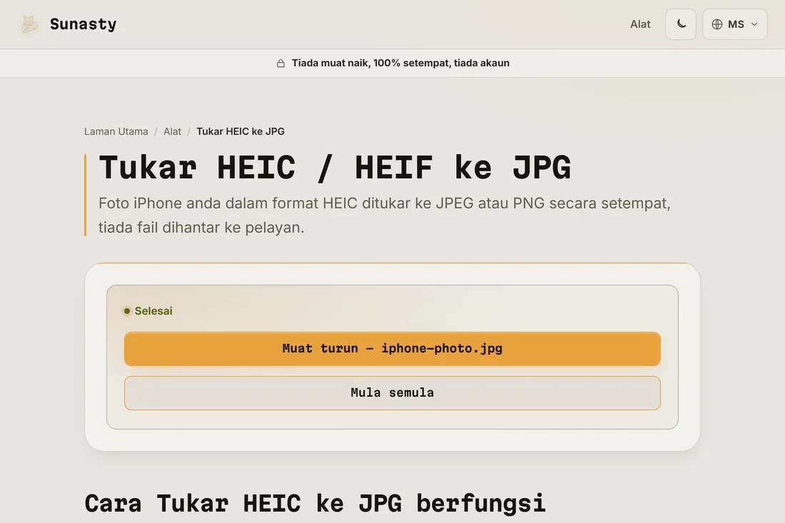 JPG yang ditukar sedia dimuat turun