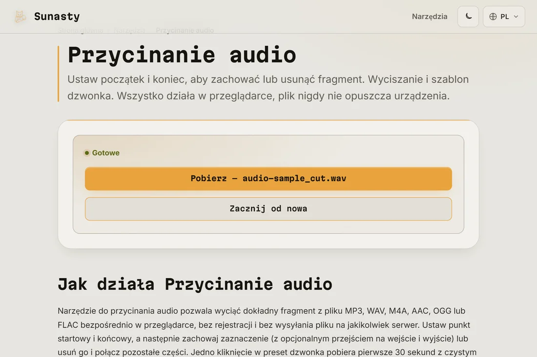 Przycięty klip dzwonka gotowy do pobrania