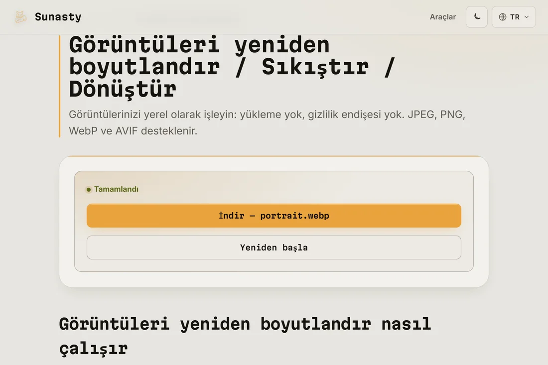 Doğru ölçülerde indirilmeye hazır yeniden boyutlandırılmış vesikalık fotoğraf
